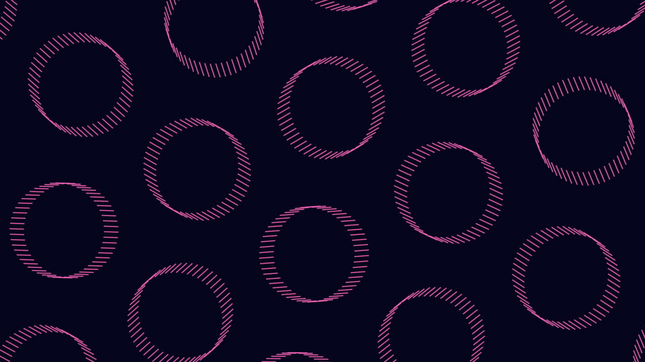 líneas verdes curvas en patrón circular en diseño abstracto sin costuras negro