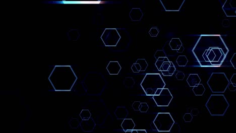 4k linterna azul de bucle hexógeno