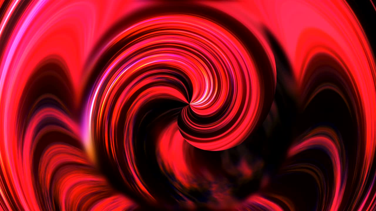 Molte linee luminose e sinuose, sfondo astratto generato al computer, rendering 3D