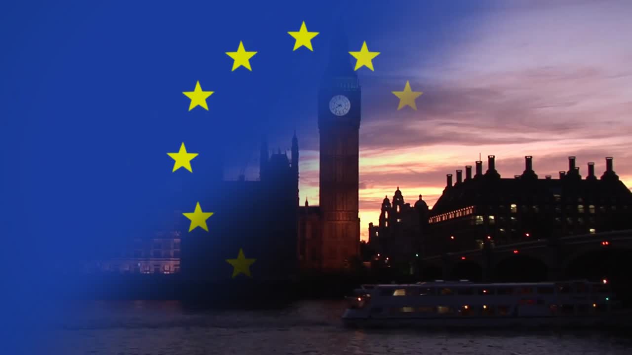 video de la vista de la calle big ben