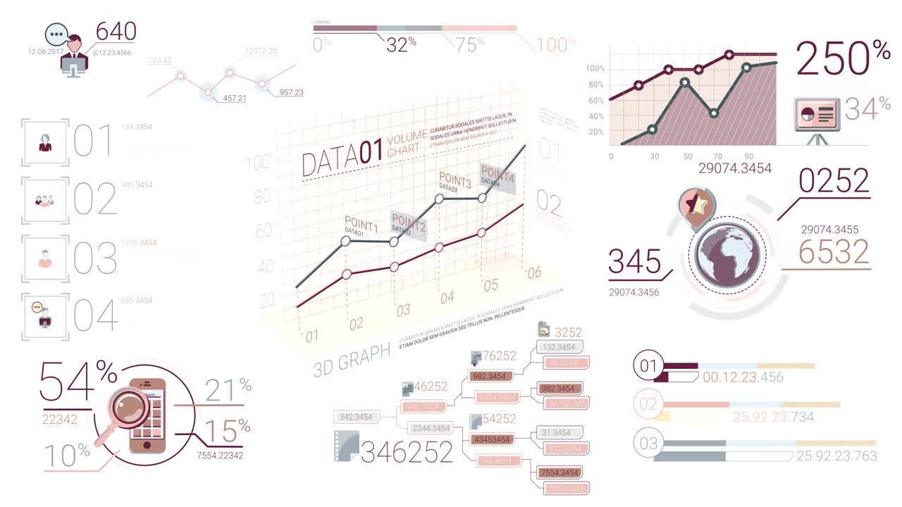 elementos infográficos corporativos