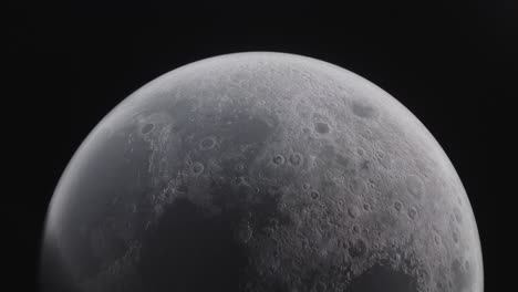 moon vieved from space