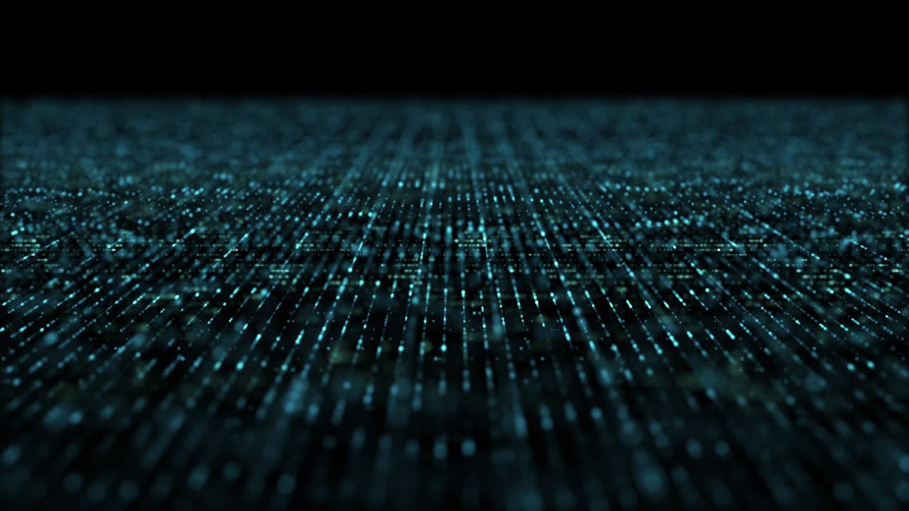 Futuristic Matrix Cyber Environment