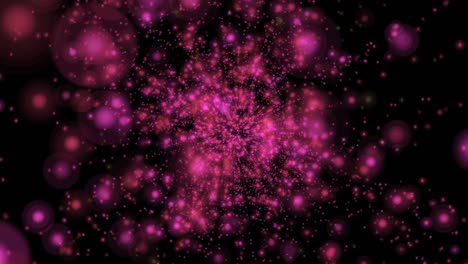 partículas abstractas galaxias estrellas