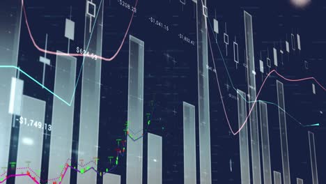 Animation-Mehrerer-Diagramme-Mit-Wechselnden-Zahlen-Vor-Abstraktem-Hintergrund