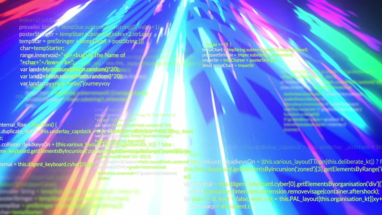 조명 트레일의 애니메이션과 데이터 처리