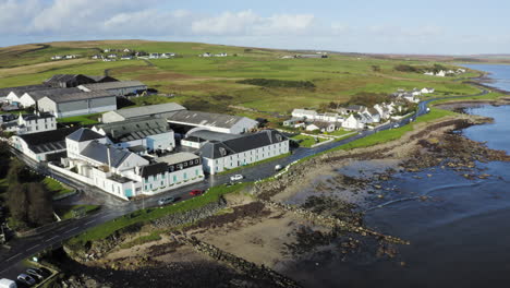 Whisky-Distillery-Aerial-Bruichladdich-from-Loch-Indaal