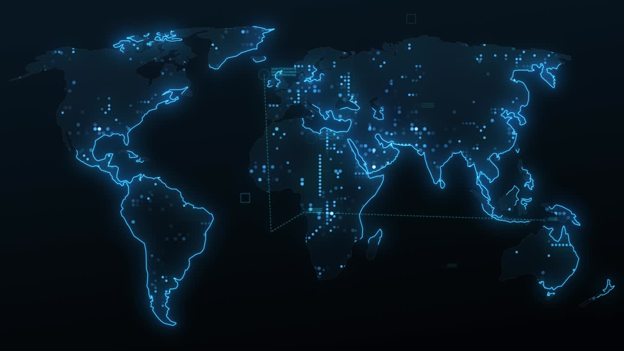 tecnología de negocios de comunicación mundial