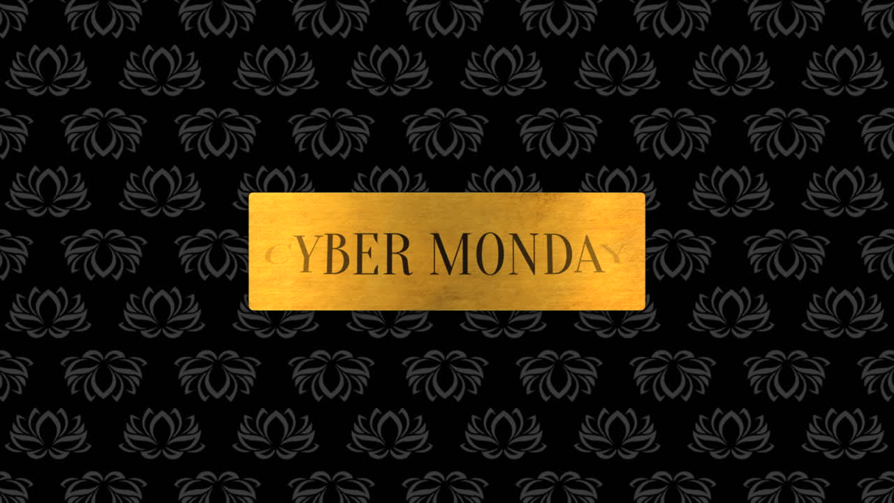 Retro Cyber Monday: Gilded Frame &amp;amp;amp; Black Floral Elegance