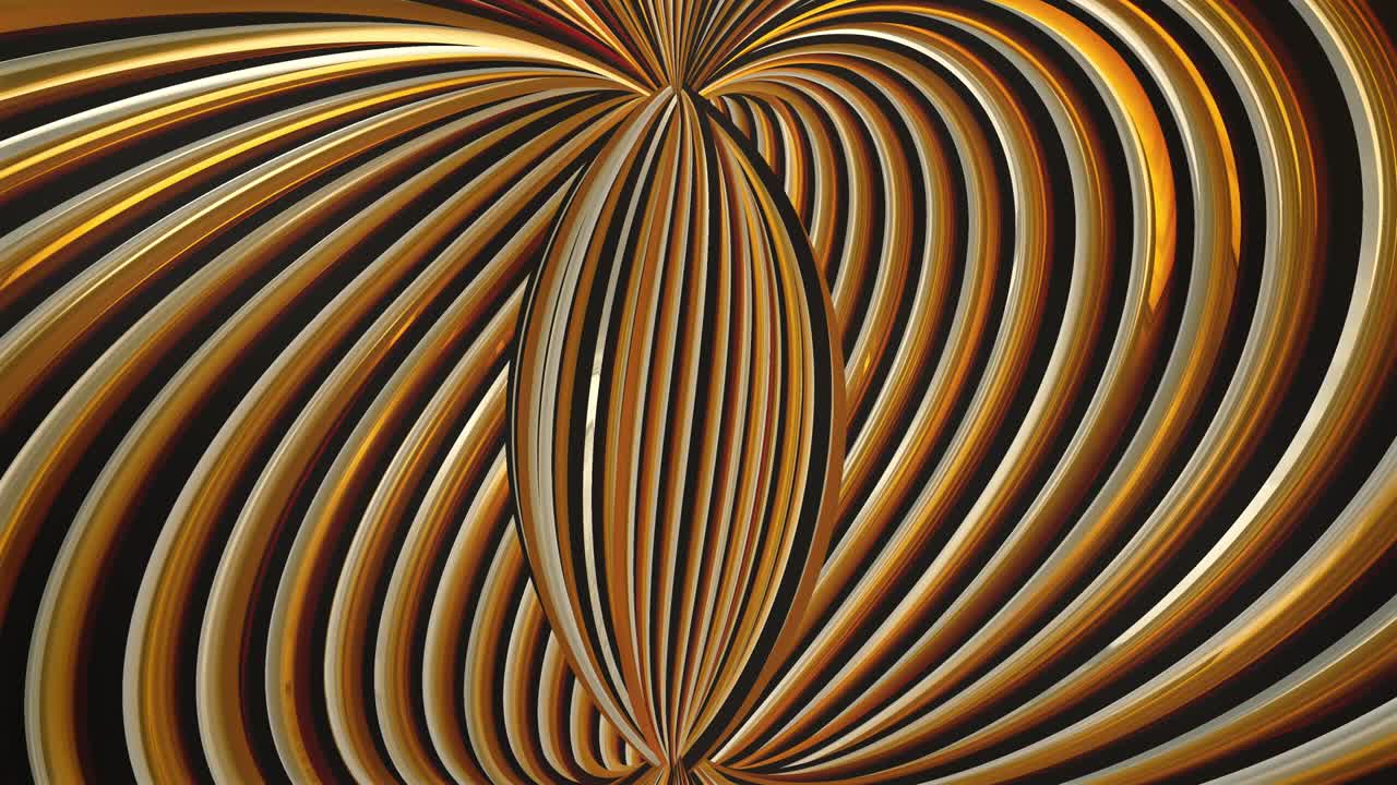 Sfondo Astratto con Linee Rotanti. Motion Design 4K