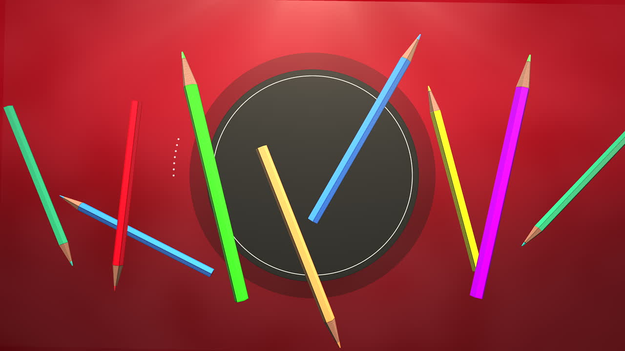 primer plano de fondo de niños con lápices de colores fondo escolar 1