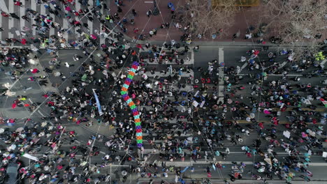 marcha de protesta en san francisco