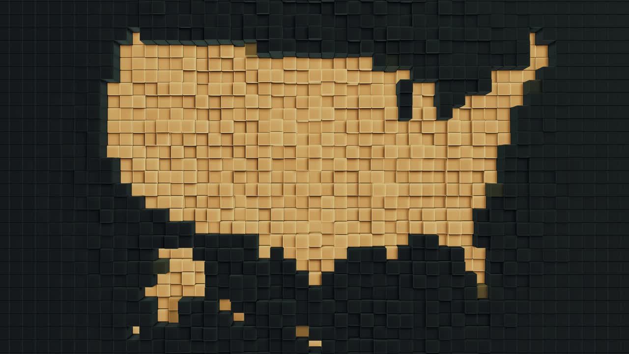 미국 지도 추상적인 배경 4k