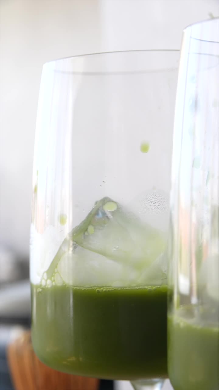 Iced Matcha Beverages