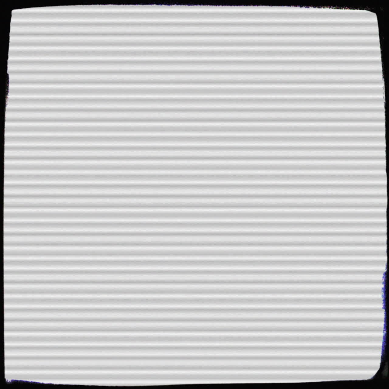 Blank Screen with Horizontal Lines