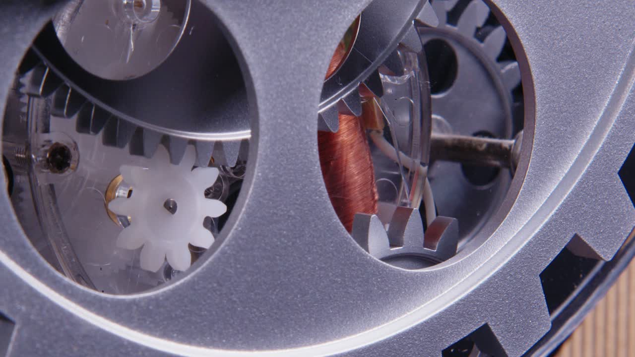 레트로 그룬지 산업 기계 시계 기어