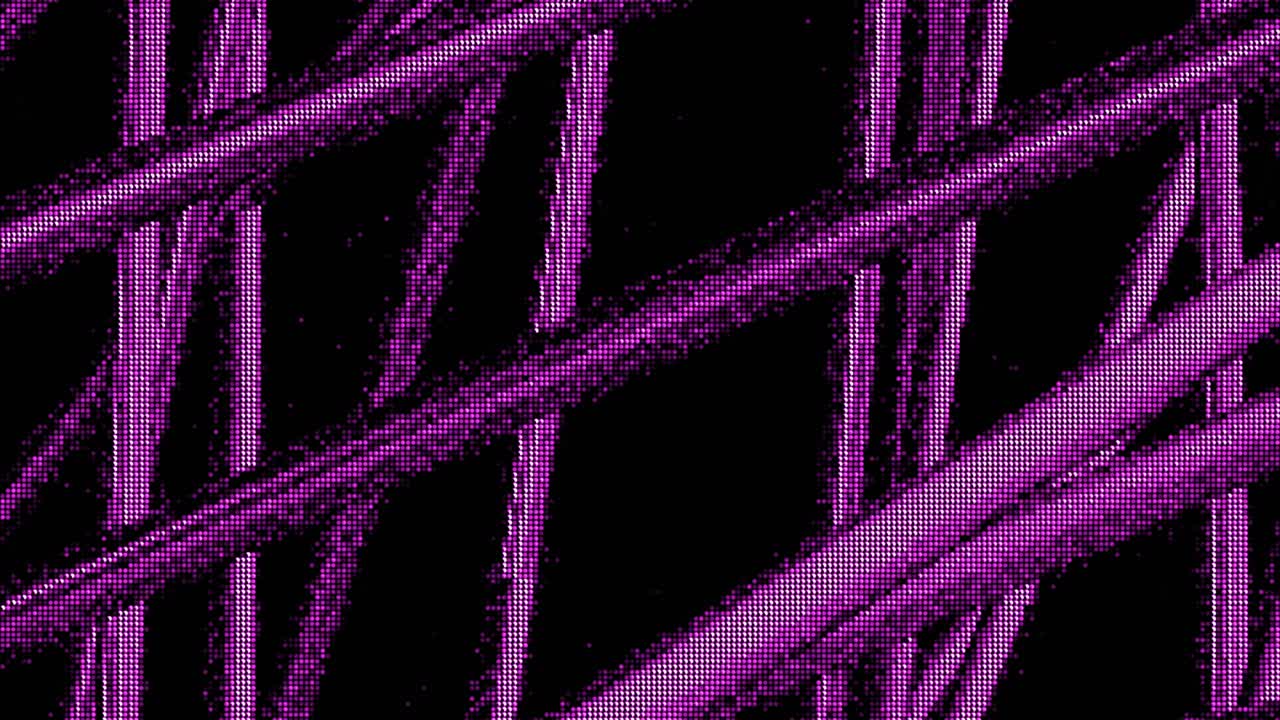 Abstract Purple and Black Geometric Pattern