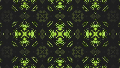 pale green kaleidoscope motion graphic. 4k