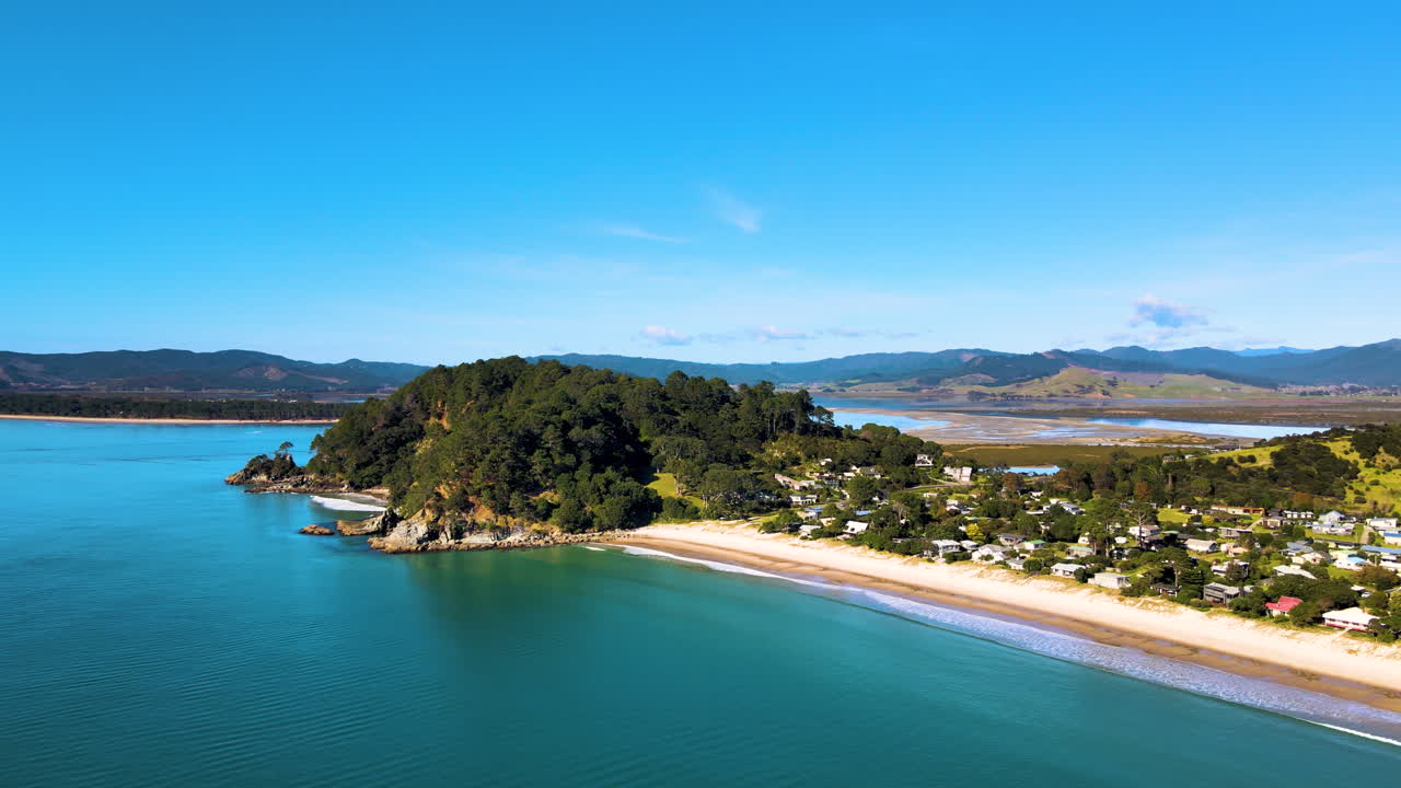 whangapoua, 뉴질랜드 - 공중