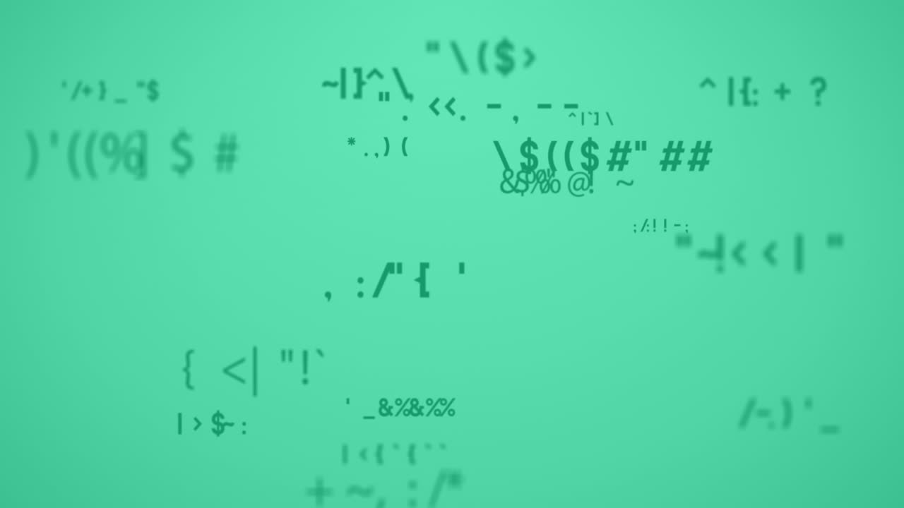 la animación digital muestra la tecnología de red global con íconos y procesamiento de datos.