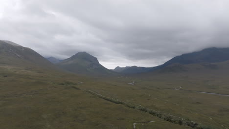 Marsco-mountain-aerial-push-in-shot-above-the-moors