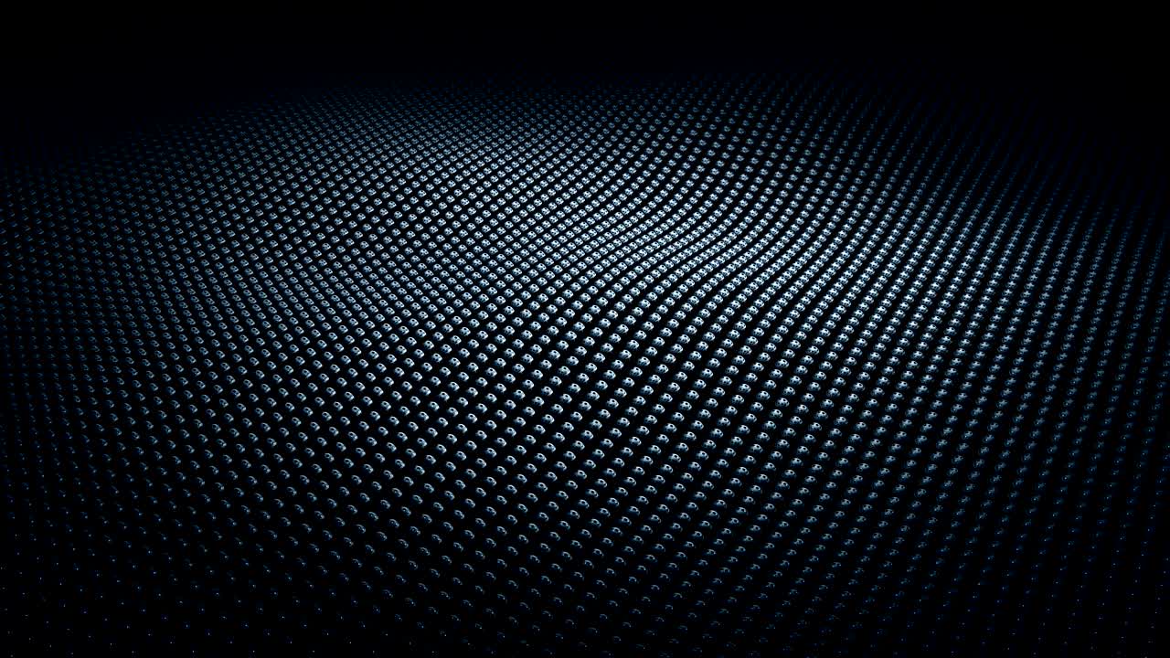 современная абстрактная цикличная ярко-голубая металлическая поверхностная волна