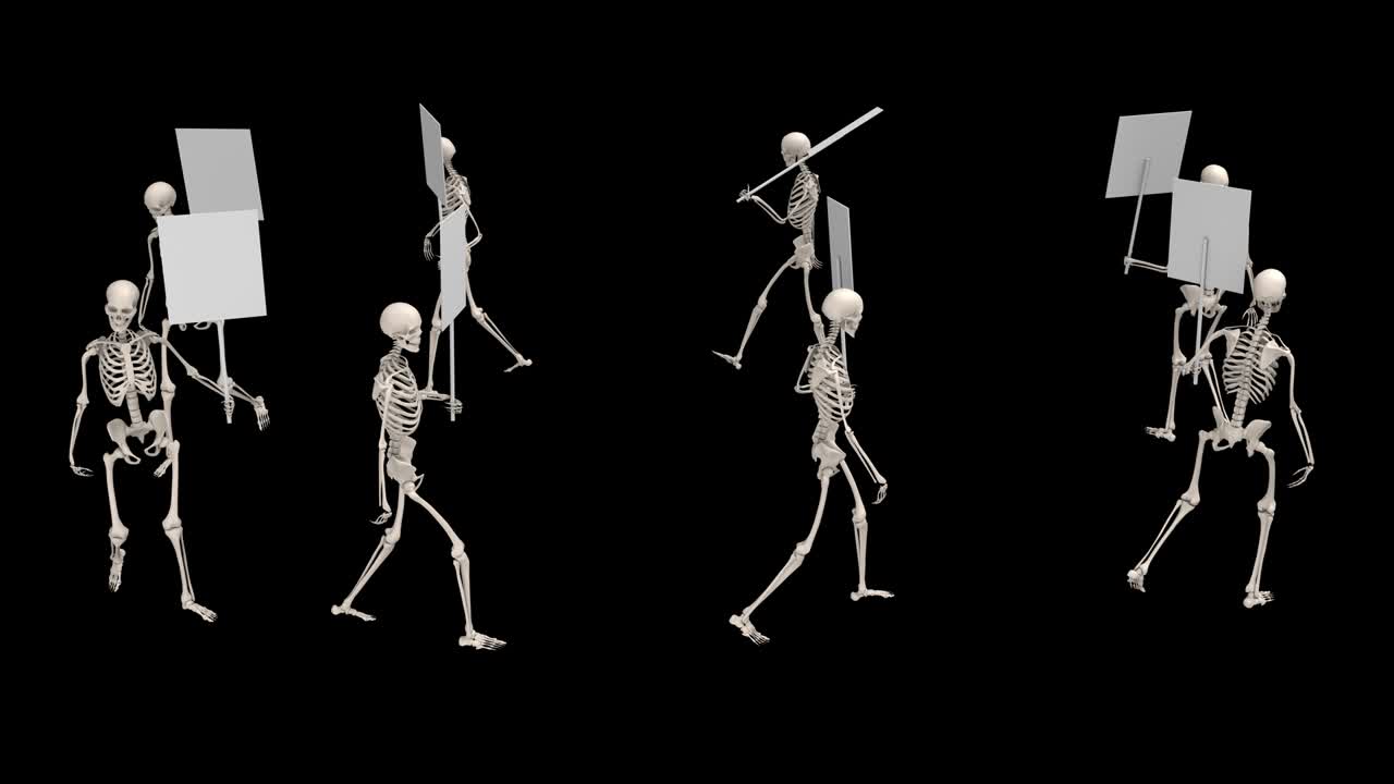 los manifestantes de sleketon se reúnen en un bucle