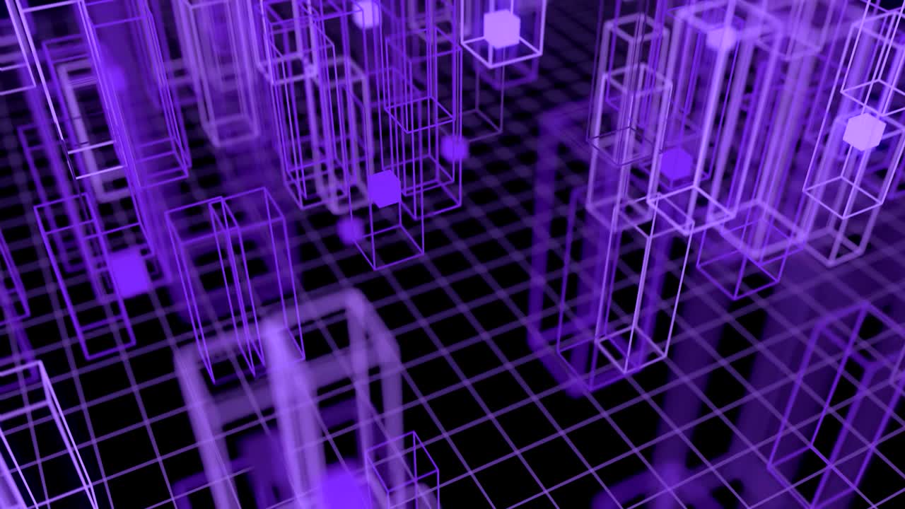 4K Cloud Computing Storage Concept.