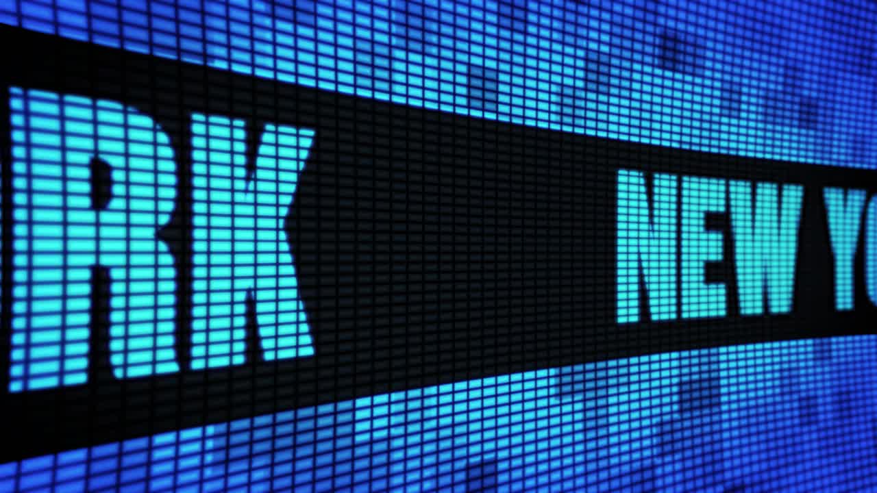 New York City on LED Display