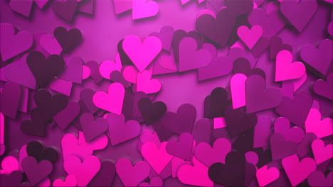 Pink-Valentine-hearts-pattern-on-gradient