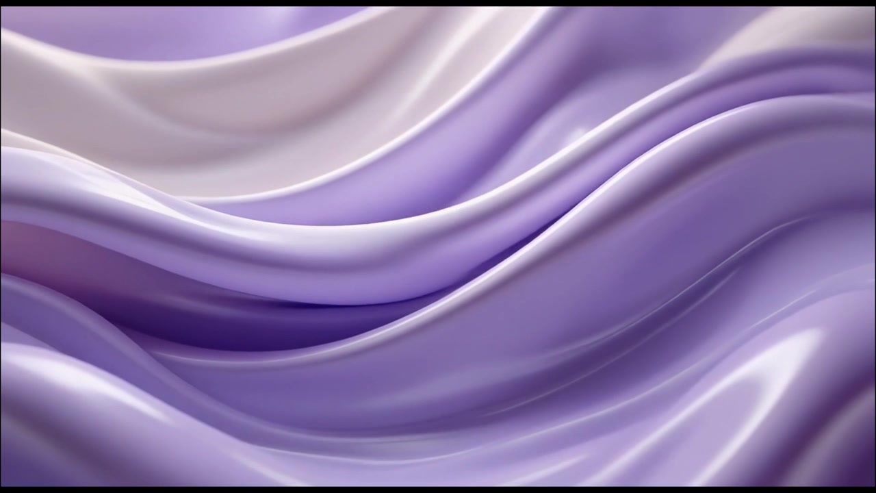 Abstract Background of Smooth Flowing Purple Satin Fabric