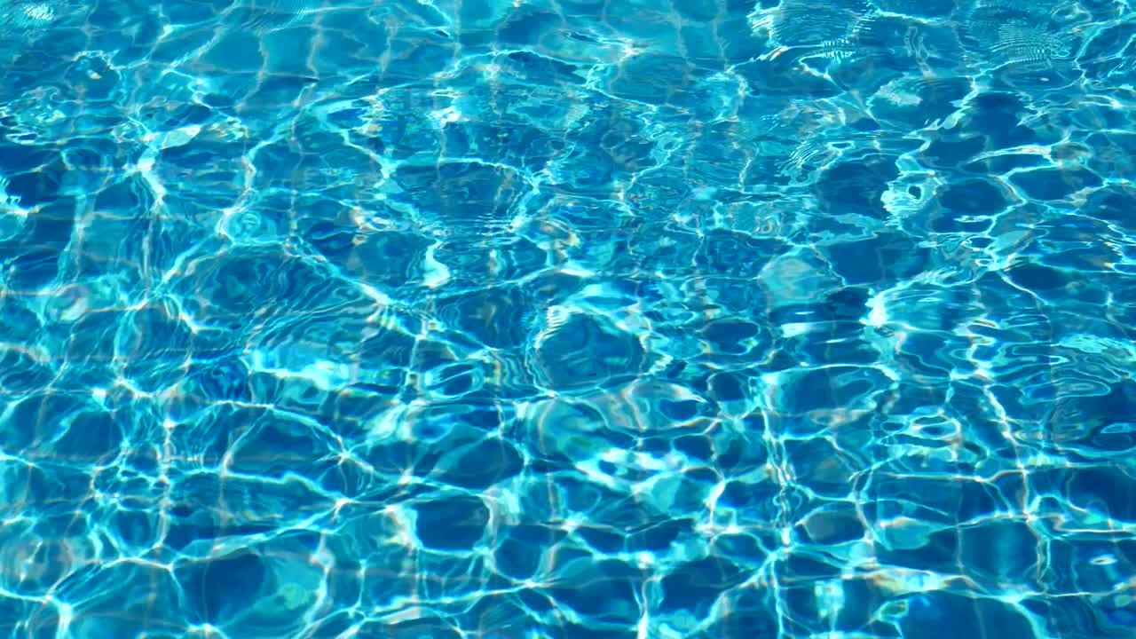 colorful abstract of water surface in swimming pool