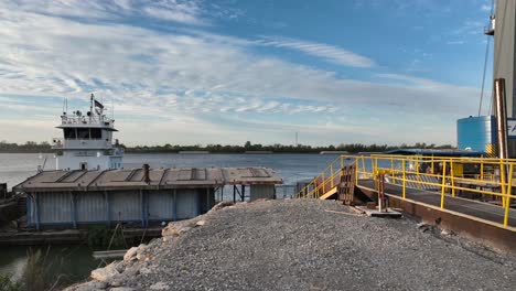 Aerial-approach-view-to-the-Mississippi-River-in-Destrehan-Louisiana