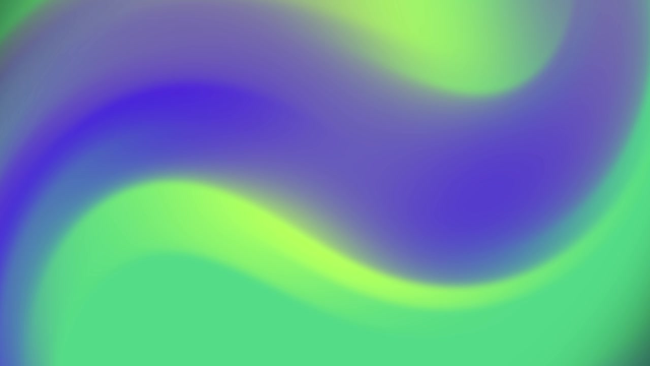 Vibrant Abstract Gradient Background with Flowing Green and Blue Colors
