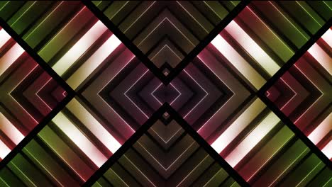 patrón geométrico abstracto con luces de neón