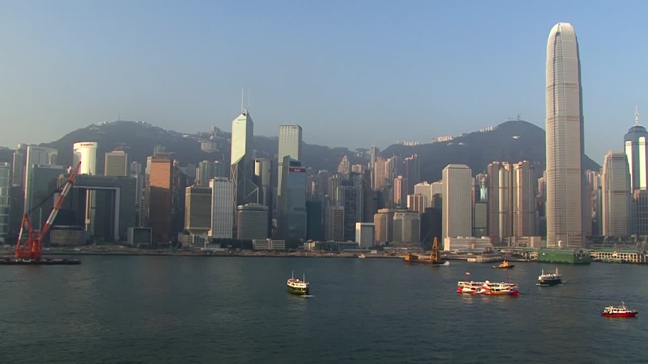 distrito central de negocios de hong kong, china