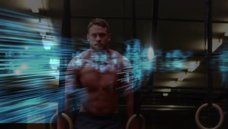 Animation-of-data-processing-over-muscular-man-exercising