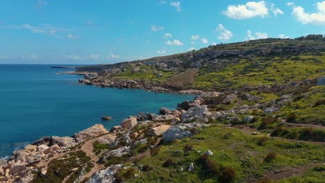 natural beach on malta island