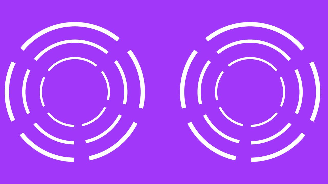 rotación del círculo división pop animación gráficos de movimiento