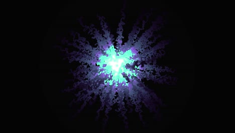 estallido de brillo abstracto
