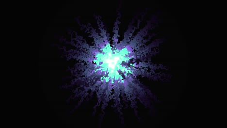 abstract glowing burst