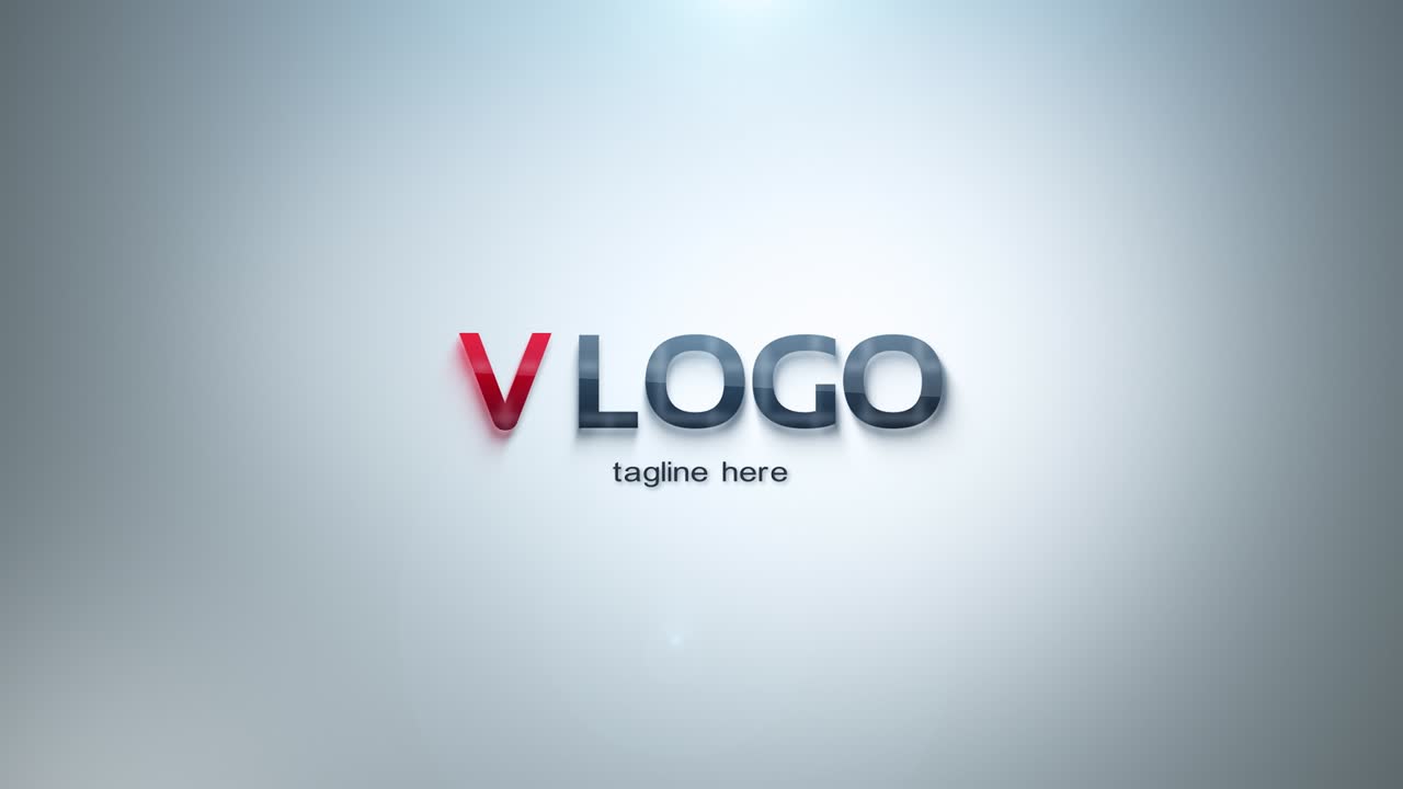 Animeret logoafsløring med tagline på ren baggrund.