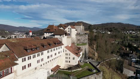 aarburg aargau switzerland heritage castle above the village