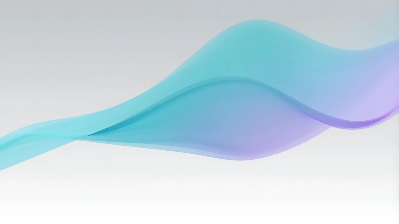 Sfondo Minimalista Astratto con Onde in Movimento 4K