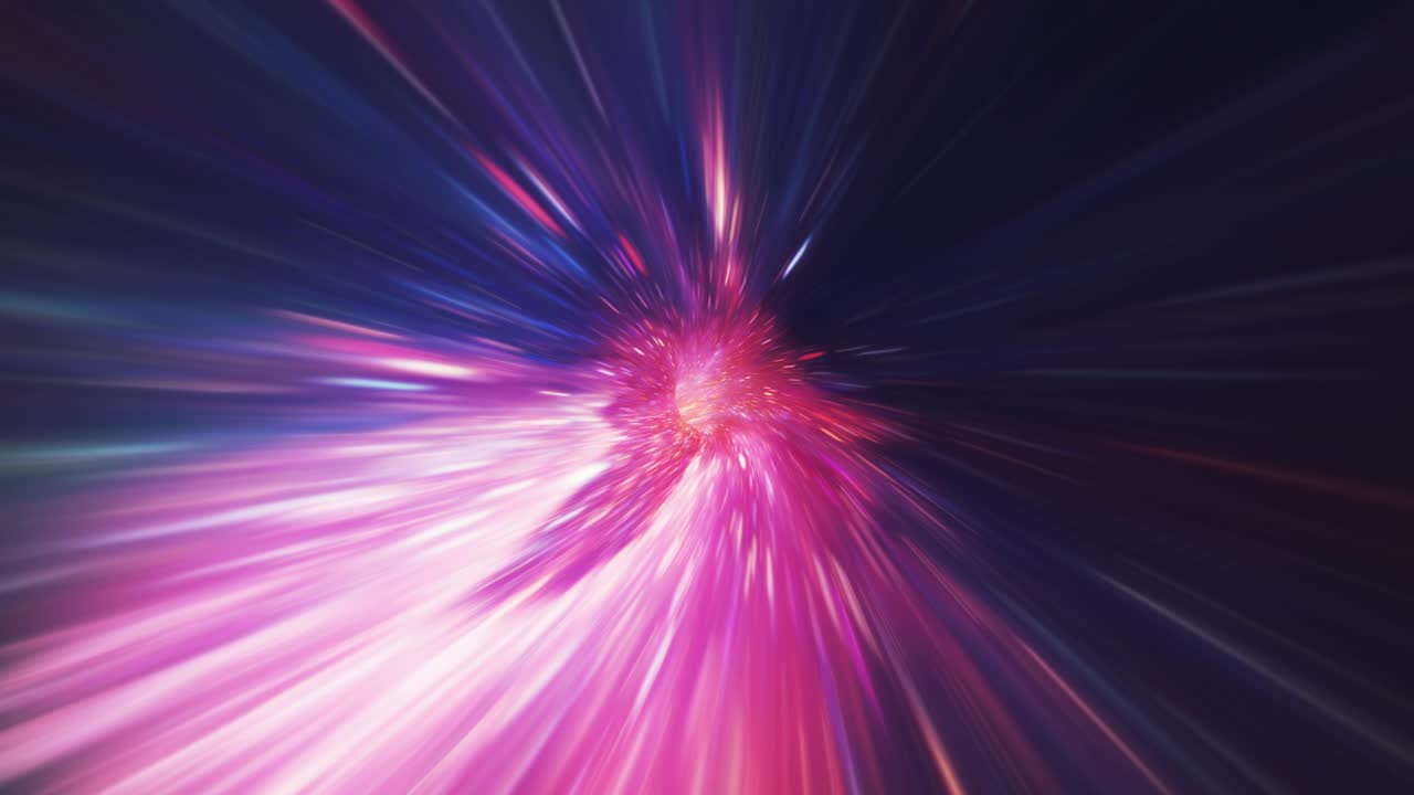 el túnel del agujero de gusano hiperespacial