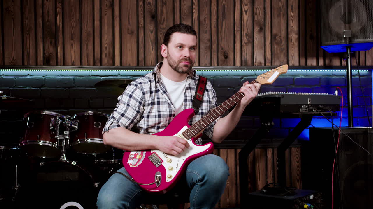 스튜디오에서 음악가