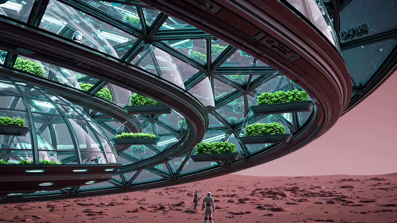 Mars Colony Greenhouse