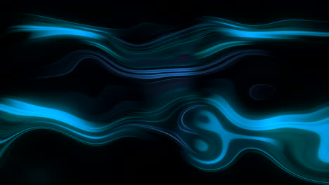 abstract blue liquid waves