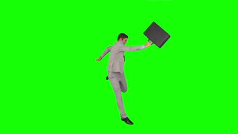 Businessman-running-and-jumping-in-slow-motion