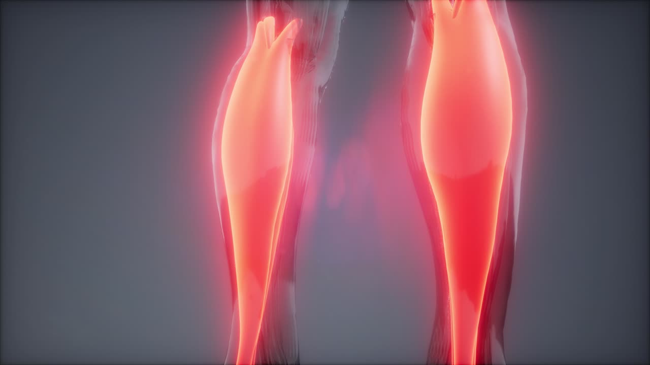 gastrocnemius- 눈에 보이는 근육 해부학 지도